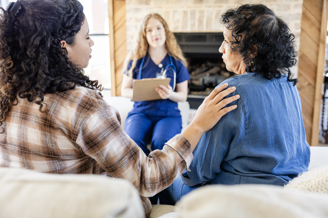 Medical translator working with healthcare team